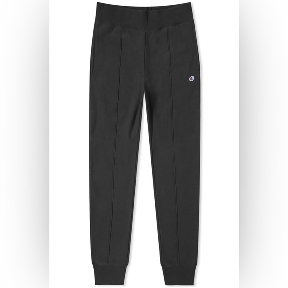 Champion NEW Reverse Weave Slim Cuffed Retro Sweat Pant in Black S - Picture 5 of 10